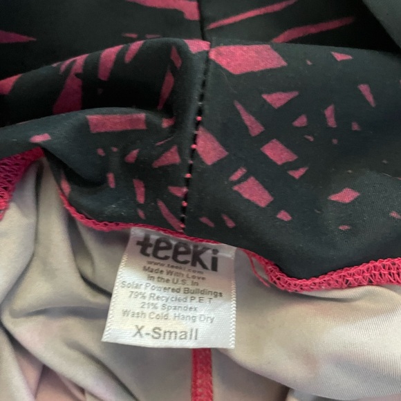 Teeki Leegings Size Extra Small XSmall - Picture 5 of 5